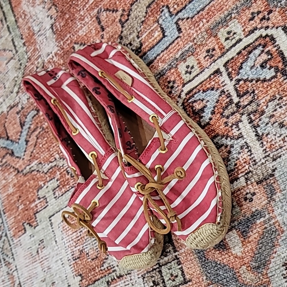 Sperry striped fabric shoes